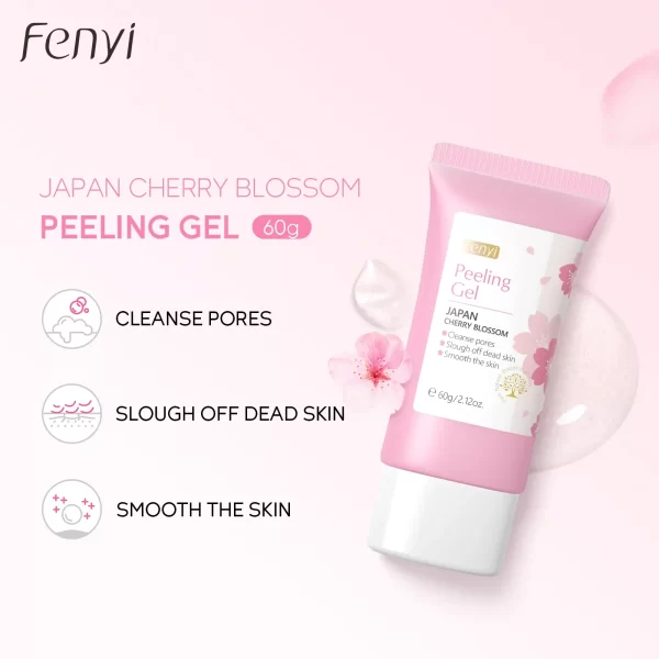 LAIKOU Face  Deep Cleaning Exfoliating Gel Skin Care Whitening Moisturizer Repair Facial Scrub Skin Care 60g - Image 2
