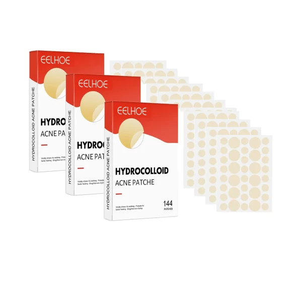 144pcs Face Acne Patch Invisible Skin Care Pimple Acne Patches Anti-inflammatory Healing Absorbing Spot Sticker Covering Acne - Image 7