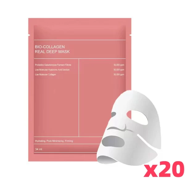 20/10/5/1PC Bio Collagen Face Mask Shrink Deep Hydrating Overnight Mask Moisturizing Refreshing Brightening Face Skin Care - Image 8