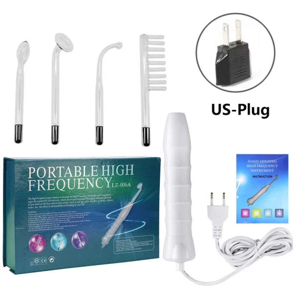 High Frequency Electrotherapy Neon Facial Skin Massage Wand for Acne Skin Rejuvenation Tightening Face Wrinkle Reducing Machine - Image 8