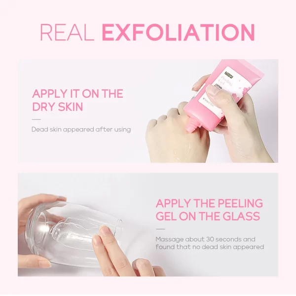 LAIKOU Face  Deep Cleaning Exfoliating Gel Skin Care Whitening Moisturizer Repair Facial Scrub Skin Care 60g - Image 4