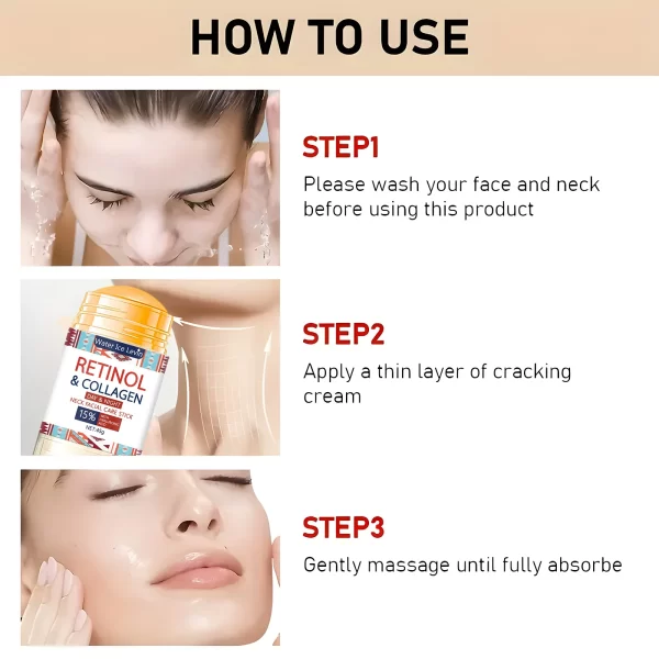 Retinol Lifting Firming Cream Stick Collagen Smooth wrinkles Face Cream For Moisturizer Whitening Brighten Skin Product - Image 6