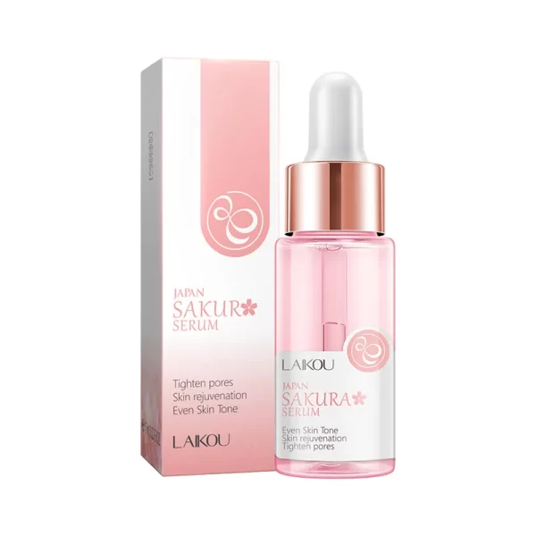 LAIKOU Sakura  Face Essence  Anti Wrinkle  Serum Shrink Pores Anti-Aging Moisturizing Dry Skin Care 17ml - Image 3