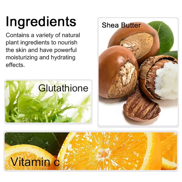 AILKE Whitening And Lightening Cream, Suitable For Face And Body , Shea Butter Oil Natural Intense Hydrating Repair Cracked Skin - Image 4