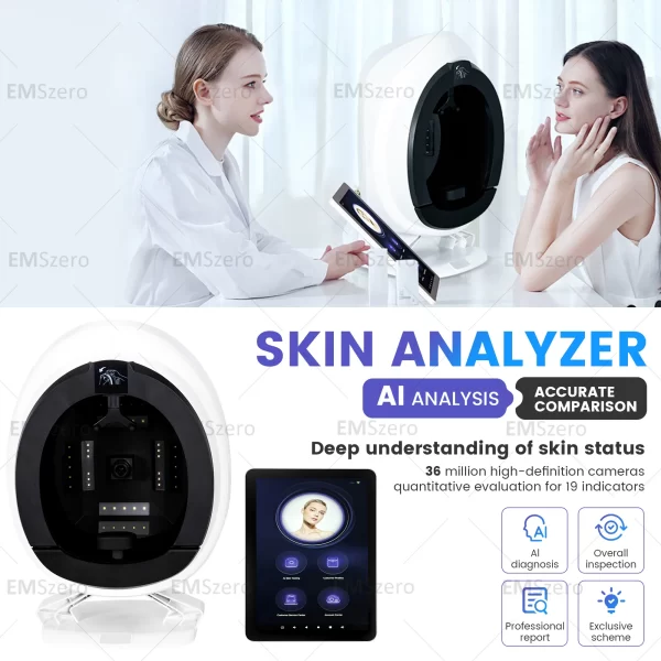 Facial Aesthetics Face Scanner 3D Face Scanner Skin Analysis Apparatus Face Scanner Skin Analyzer Skin Analysis Machine - Image 5