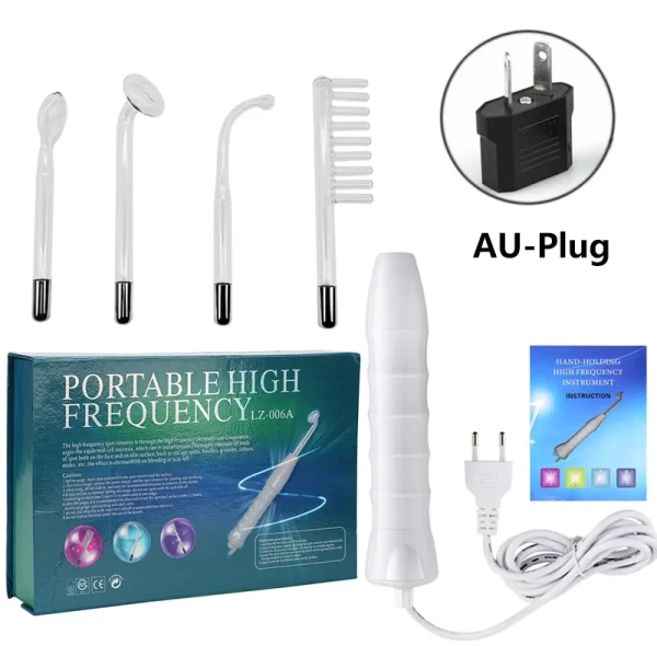 High Frequency Electrotherapy Neon Facial Skin Massage Wand for Acne Skin Rejuvenation Tightening Face Wrinkle Reducing Machine - Image 9