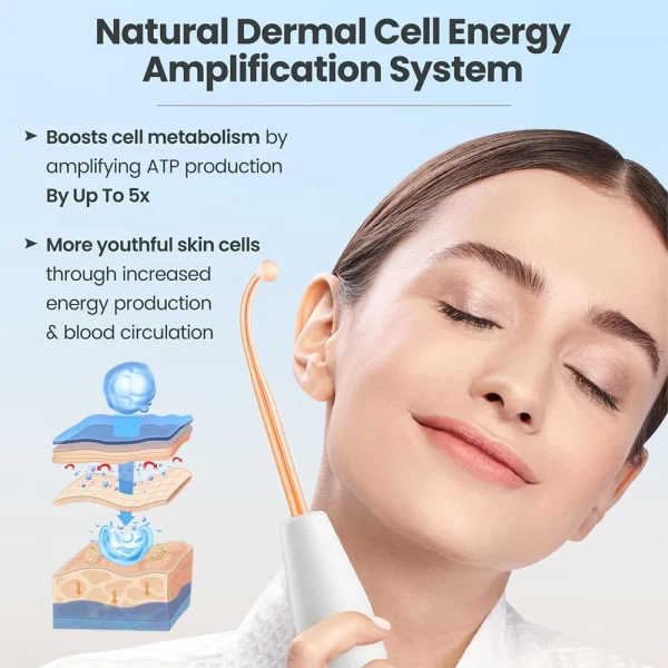 High Frequency Electrotherapy Neon Facial Skin Massage Wand for Acne Skin Rejuvenation Tightening Face Wrinkle Reducing Machine - Image 4