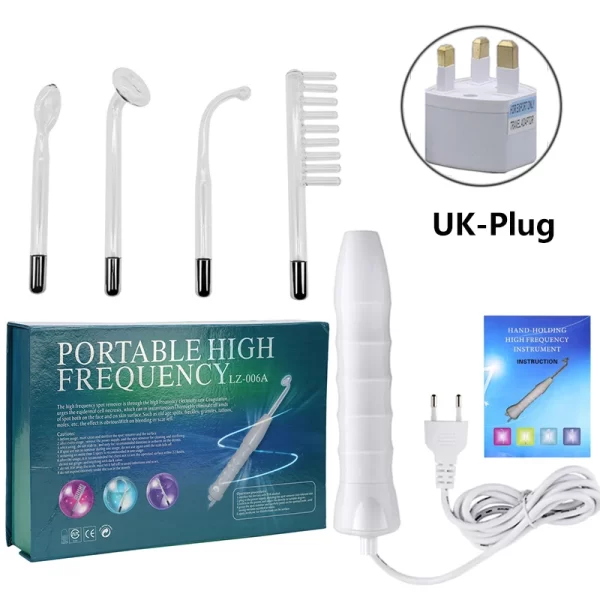 High Frequency Electrotherapy Neon Facial Skin Massage Wand for Acne Skin Rejuvenation Tightening Face Wrinkle Reducing Machine - Image 10