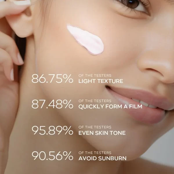 Sakura Sunscreen Cream SPF50 Moisturizing UV Protect Face Body Sunscreen Isolation Lotion Oil Control Reduce Melanin Skin Care - Image 6