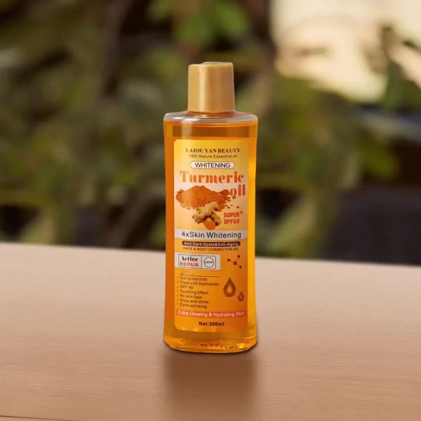200ml Turmeric Oil Essential Oil Ginger Deep Hydration Moisturizer Nourishing Smoothing Face Serum Oil Moisturizer Skin Care - Image 6