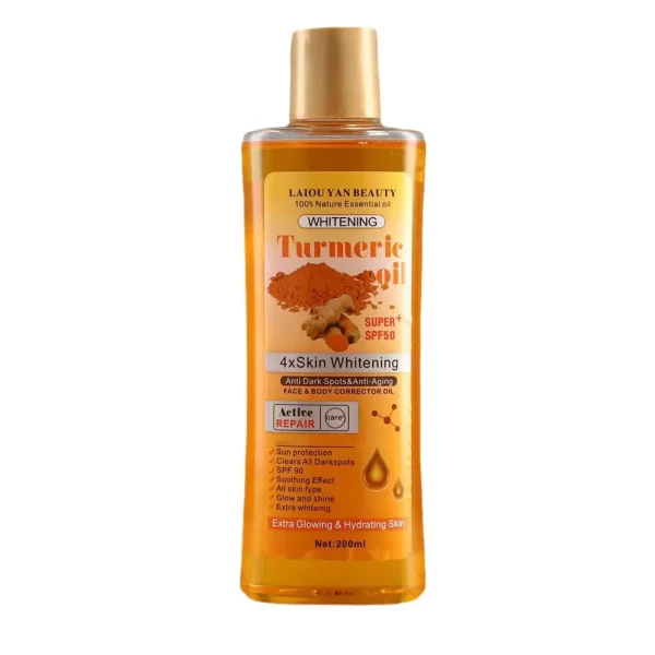 200ml Turmeric Essential Oil For Face & Body Moisturizing And Hydrating Natural Oil Skin Care Smoothing Face Care - Image 7