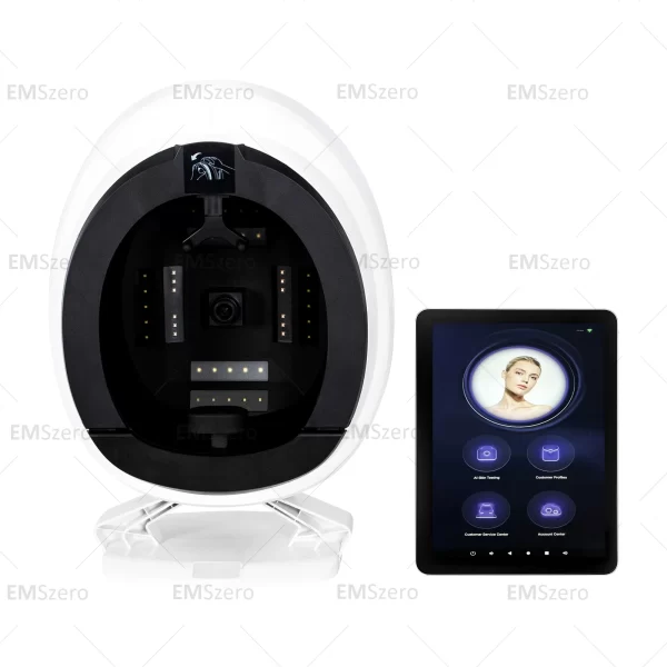 19 inch New 3D Facial Skin Analyzer Machine Skin Analyzer Facial Machine 8 Light Spectrum Skin Analysis Scanner - Image 3