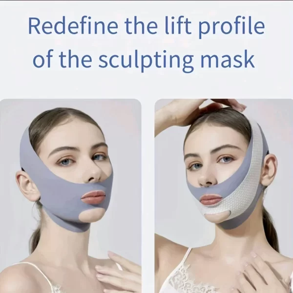 Face Slimming Bandage V Line Face Shaper Double Chin Reducer Face Lifting Belt Anti Wrinkle Facial Massager Women Skin Care Tool - Image 3