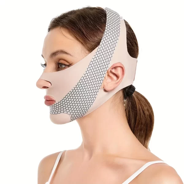 Face Slimming Bandage V Line Face Shaper Double Chin Reducer Face Lifting Belt Anti Wrinkle Facial Massager Women Skin Care Tool - Image 7