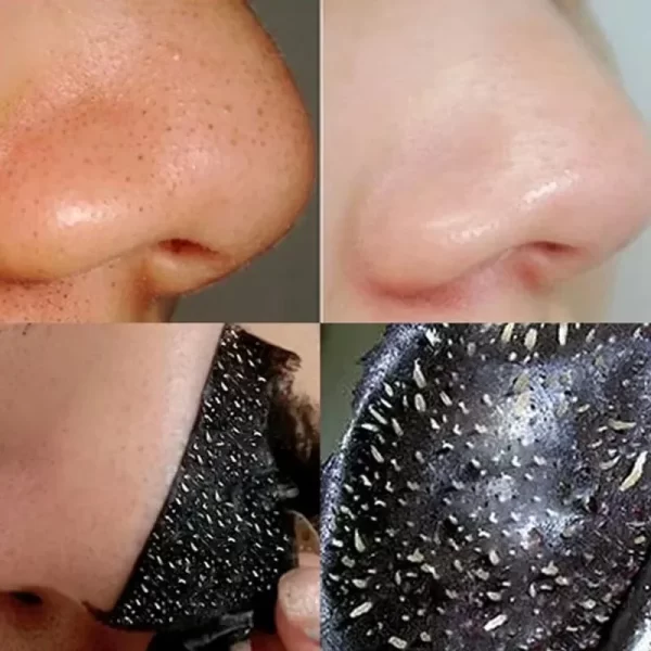 Blackhead Remover Mask Bamboo Charcoal Shrink Pores Acne Black Head Removal Cream Nose Cleansing Black Peel Off Masks Skin Care - Image 3